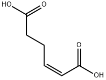 2-hexene-1,6-dioic acid Structure