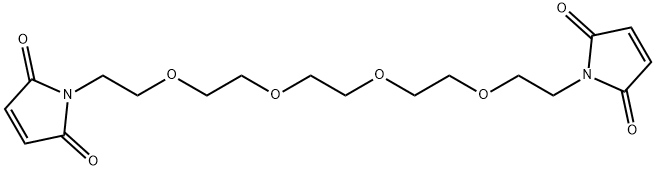1,1'-(3,6,9,12-TETRAOXATETRADECANE-1,14-DIYL)BIS(1H-PYRROLE-2,5-DIONE) 结构式