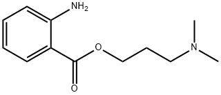 3-(Dimethylamino)propyl 2-aminobenzoate Struktur