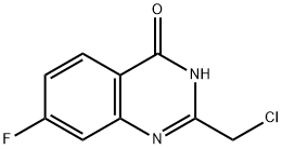 2-Chloromethyl-7-fluoro-3H-quinazolin-4-one Structure