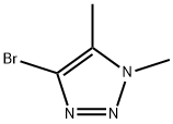 4-ブロモ-1,5-ジメチル-1H-1,2,3-トリアゾール 化学構造式