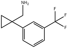 {1-[3-(trifluoromethyl)phenyl]cyclopropyl}methanamine Structure