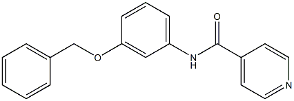 887029-11-0 N-[3-(benzyloxy)phenyl]isonicotinamide