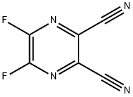 5,6-difluoropyrazine-2,3-dicarbonitrile 结构式