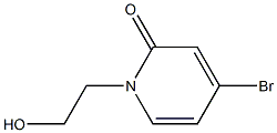 4-bromo-1-(2-hydroxyethyl)pyridin-2(1H)-one Structure