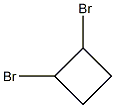 1,2-dibromocyclobutane Structure
