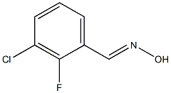 (E)-3-CHLORO-2-FLUOROBENZALDEHYDE OXIME, 890934-28-8, 结构式