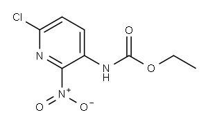 Ethyl (6-Chloro-2-nitro-3-pyridyl)carbamate Struktur