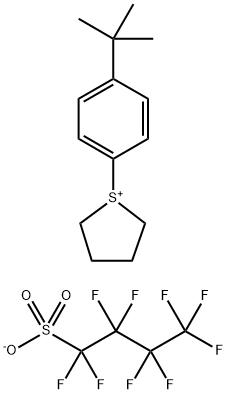1-(4-叔丁基)苯基)四氢-1H-噻吩-1-全氟丁烷, 900188-13-8, 结构式