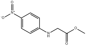 methyl 2-[(4-nitrophenyl)amino]acetate 结构式