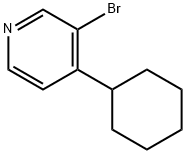 3-Bromo-4-(cyclohexyl)pyridine|