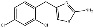4-[(2,4-Dichlorophenyl)methyl]-1,3-thiazol-2-amine Structure