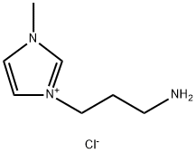 3-(3-Aminopropyl)-1-methyl-3-imidazolium Chloride Structure