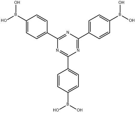 [[(1,3,5-Triazine-2,4,6-triyl)tris(benzene-4,1-diyl)]triboronic acid],910231-21-9,结构式