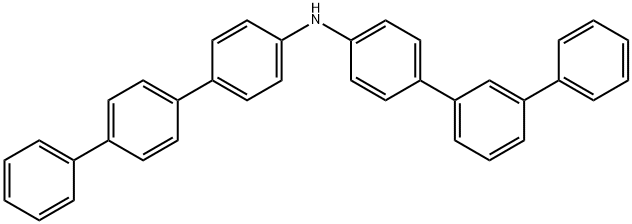 N-[1,1′:4′,1′′-三联苯]-4-基[1,1′:3′,1′′-三联苯]-4-胺,911049-29-1,结构式
