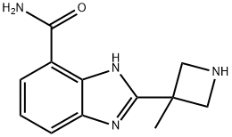 2-(3-Methyl-3-azetidinyl)-1H-benzimidazole-7-carboxamide,912444-24-7,结构式