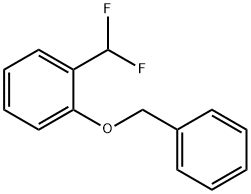 1-benzyloxy-2-(difluoromethyl)benzene Structure