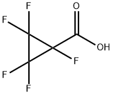 1,2,2,3,3-pentafluorocyclopropane-1-carboxylic acid Structure