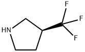 (3S)-3-(trifluoromethyl)pyrrolidine, 918831-12-6, 结构式