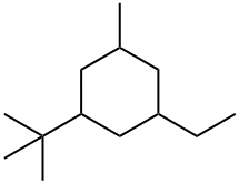 5-Ethyl-3-tert.-butyl-1-methyl-cyclohexan,92031-86-2,结构式