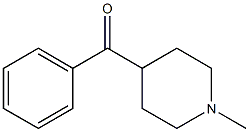 4-benzoyl-N-methylpiperidine Struktur
