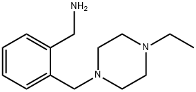 {2-[(4-ethylpiperazin-1-yl)methyl]phenyl}methanamine Structure