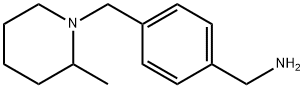 {4-[(2-methylpiperidin-1-yl)methyl]phenyl}methanamine Structure