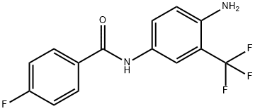 N-[4-amino-3-(trifluoromethyl)phenyl]-4-fluorobenzamide Structure