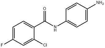N-(4-氨基苯基)-2-氯-4-氟苯甲酰胺, 926262-97-7, 结构式