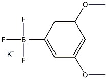 3.5-二甲氧基苯基三氟硼酸钾, 929626-22-2, 结构式