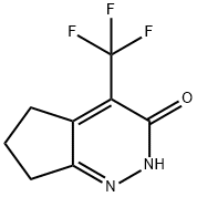 4-(trifluoromethyl)-2H,3H,5H,6H,7H-cyclopenta[c]pyridazin-3-one Structure
