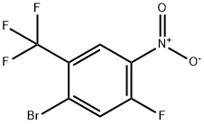 1-Bromo-5-fluoro-4-nitro-2-trifluoromethyl-benzene Struktur