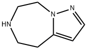 4H-Pyrazolo[1,5-d][1,4]diazepine, 5,6,7,8-tetrahydro-, 933734-41-9, 结构式