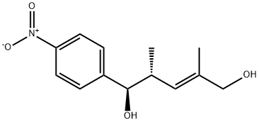 (4R,5R,E)-2,4-dimethyl-5-(4-nitrophenyl)pent-2-ene-1,5-diol Structure