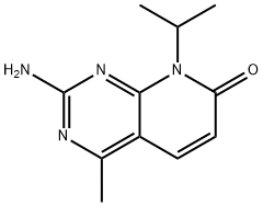 Pyrido[2,3-d]pyrimidin-7(8H)-one, 2-amino-4-methyl-8-(1-methylethyl)- 结构式