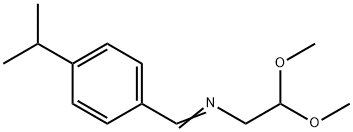(E)-N-(4-异丙基苯亚基)-2,2-二甲氧基乙胺,935542-79-3,结构式