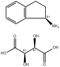 (R)-1-氨基丁L-酒石酸盐 结构式