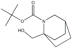 2-BOC-2-氮杂双环[2.2.2]辛烷-1-甲醇 结构式