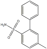 4-methyl-2-phenylbenzene-1-sulfonamide Struktur