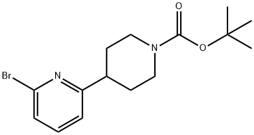2-Bromo-6-(N-Boc-piperidin-4-yl)pyridine Structure