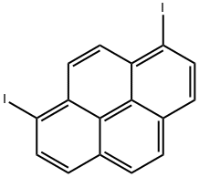 1,8-二碘芘 结构式