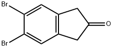 5,6-二溴-2-茚满酮, 943789-98-8, 结构式