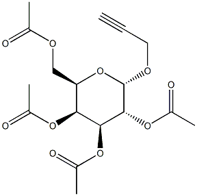 Propargyl 2,3,4,6-tetra-O-acetyl-a-D-galactopyranoside, 943859-73-2, 结构式