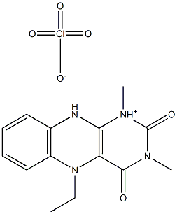 5-Ethyl-1,3-dimethylalloxazinium perchlorate Structure