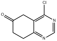 4-氯-7,8-二氢喹唑啉-6(5H)-酮 结构式