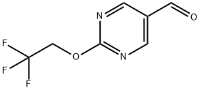 2-(2,2,2-三氟乙氧基)嘧啶-5-甲醛, 944904-99-8, 结构式