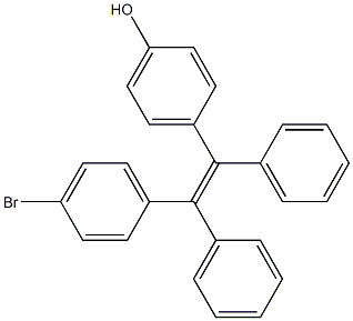[1-苯基-1-(4-羟基苯)-2-苯基-2-(4-羟基苯)]乙烯,945681-55-0,结构式