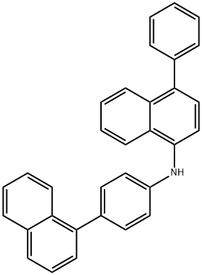 N-[4-(1-萘基)苯基]-4-苯基-1-萘胺, 949462-20-8, 结构式