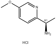 (1R)-1-(5-methoxypyridin-2-yl)ethylamine hydrochloride Structure
