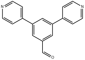 3,5-bis(4-pyridyl)benzaldehyde Structure